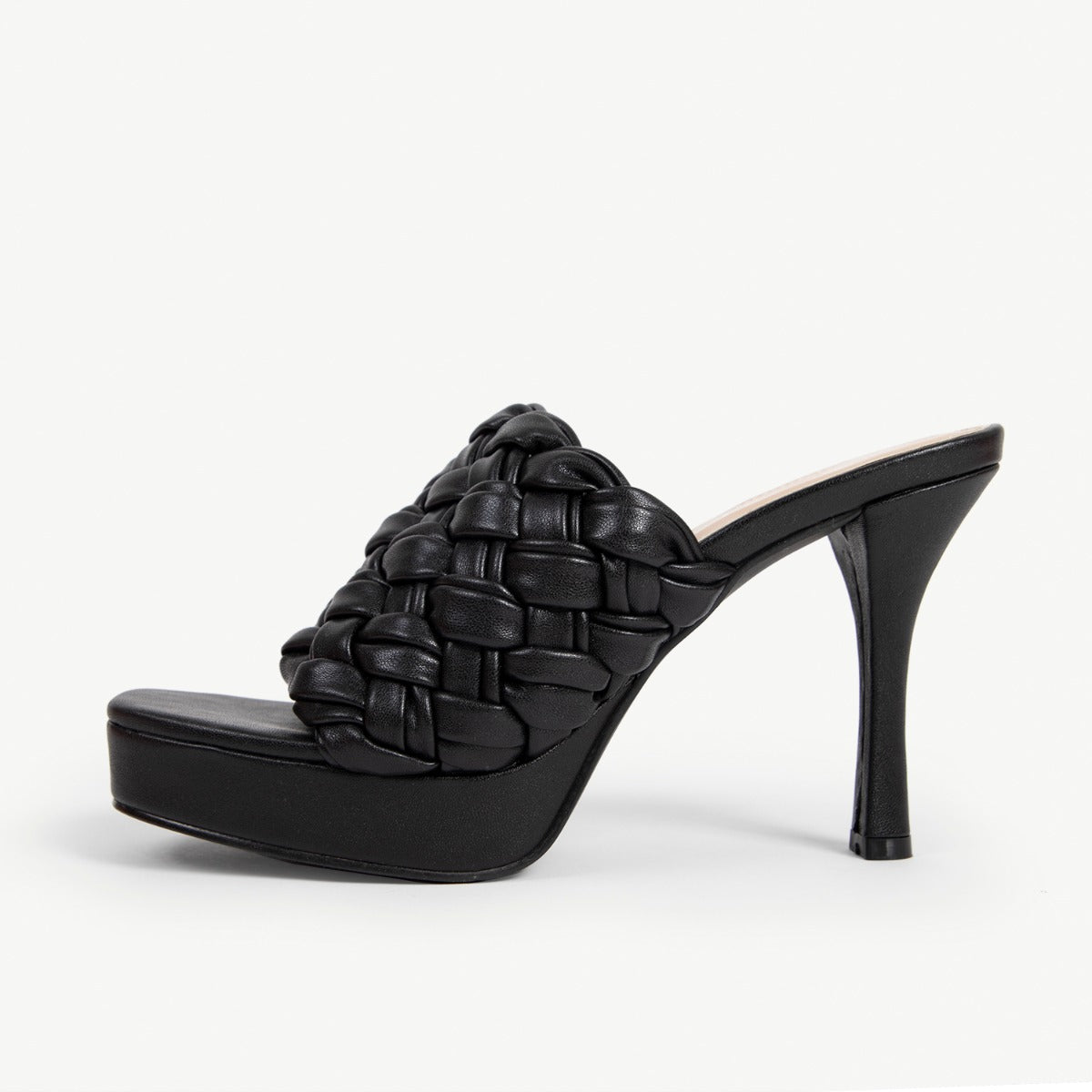 RAID Hina Heeled Mule in Black