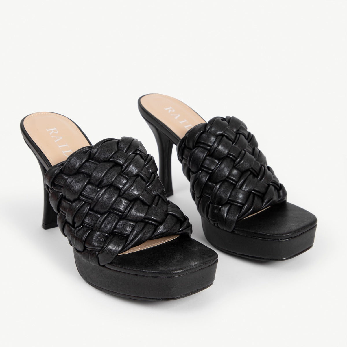 RAID Hina Heeled Mule in Black