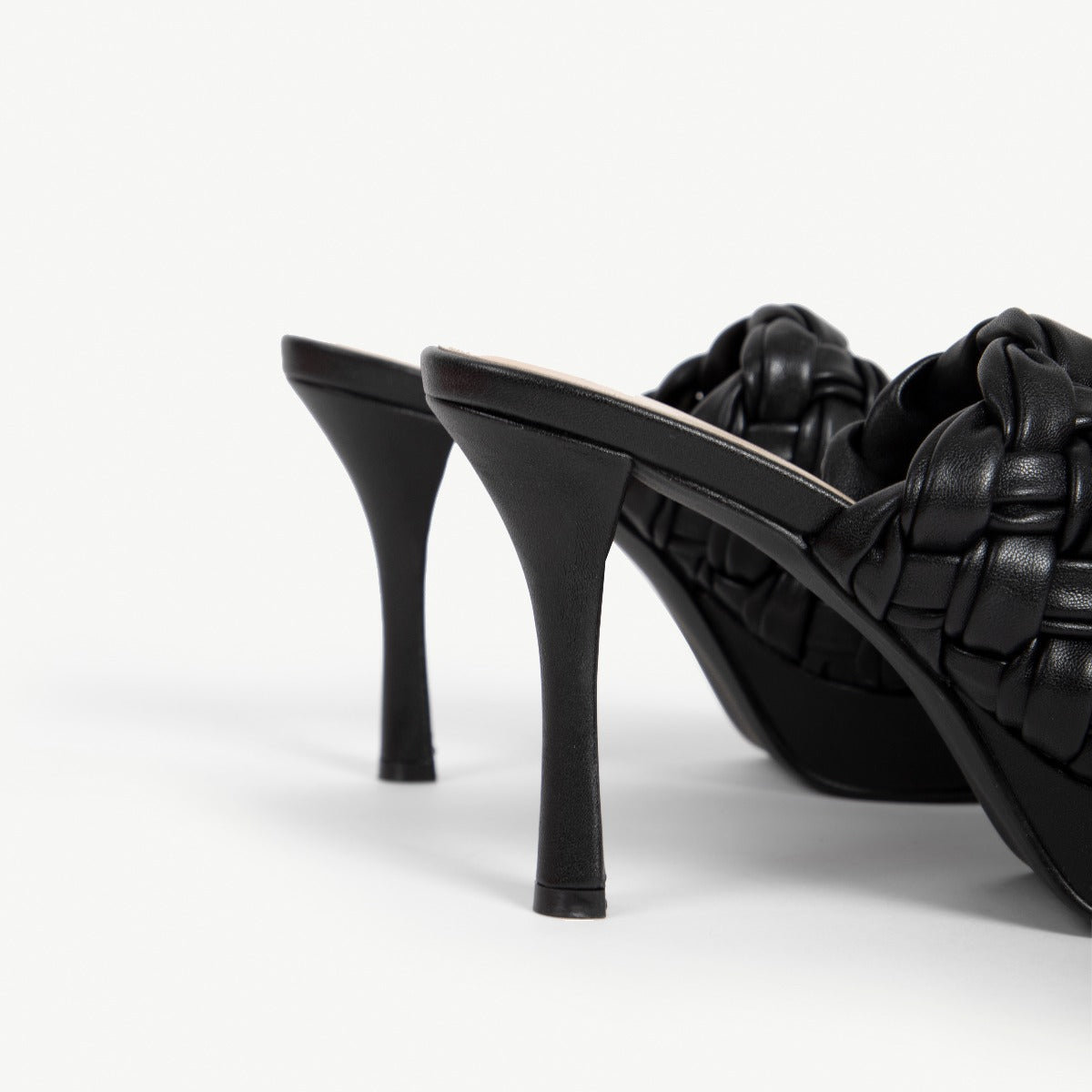 RAID Hina Heeled Mule in Black