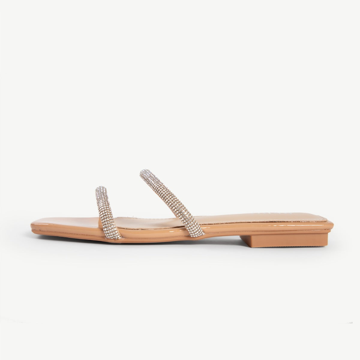BEBO Honey Flat Mule in Nude