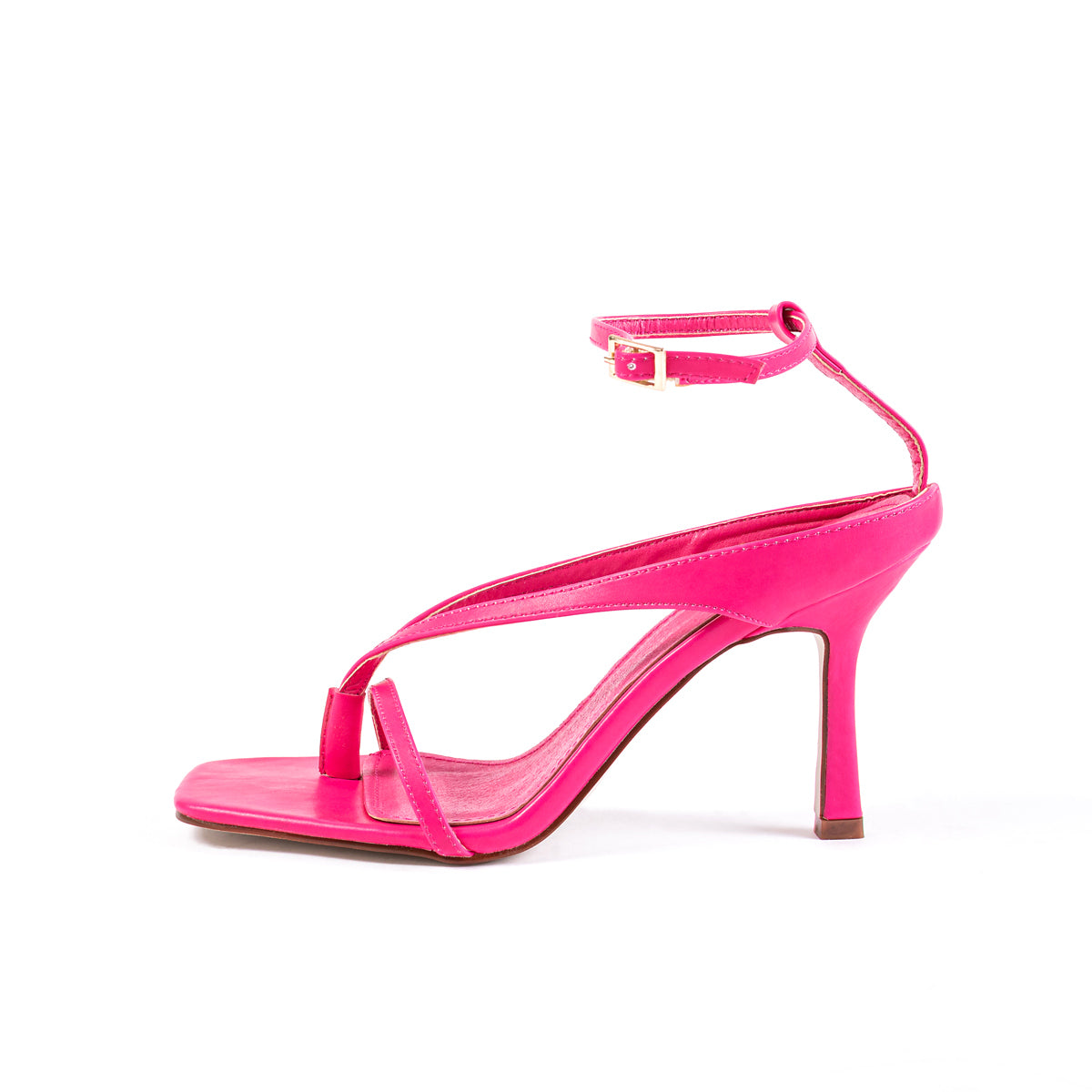 RAID Meeka Square Toe Post Sandal in Pink