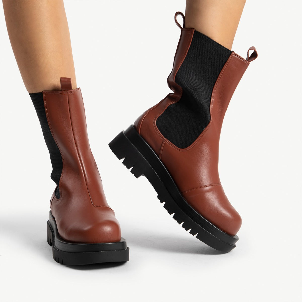 RAID Kendall Ankle Boot in Brown
