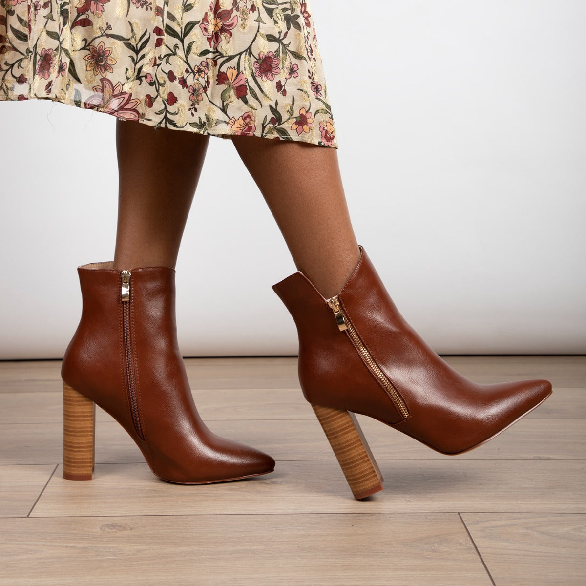 RAID Keyla Ankle Boot in Tan