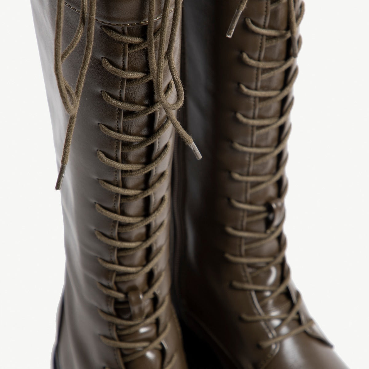 RAID Kinetic Lace Up Boot in Khaki