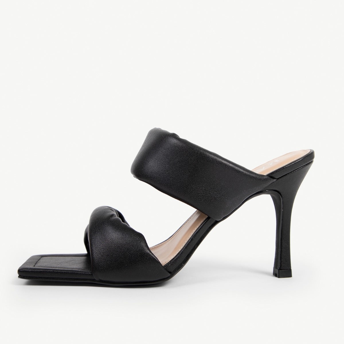 RAID Lizzey Heeled Mule in Black
