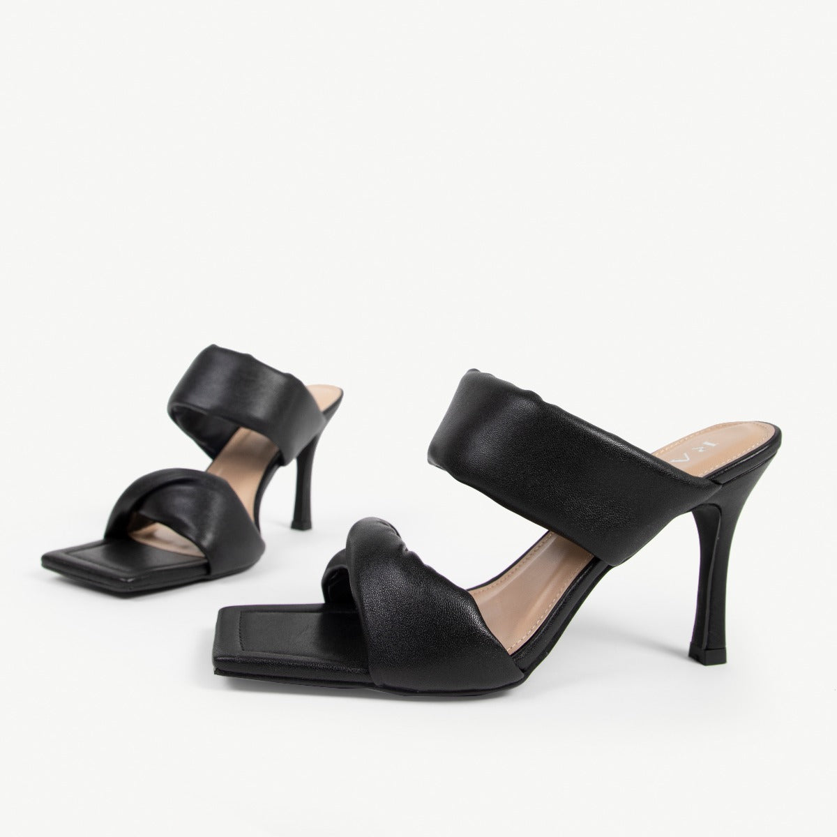 RAID Lizzey Heeled Mule in Black