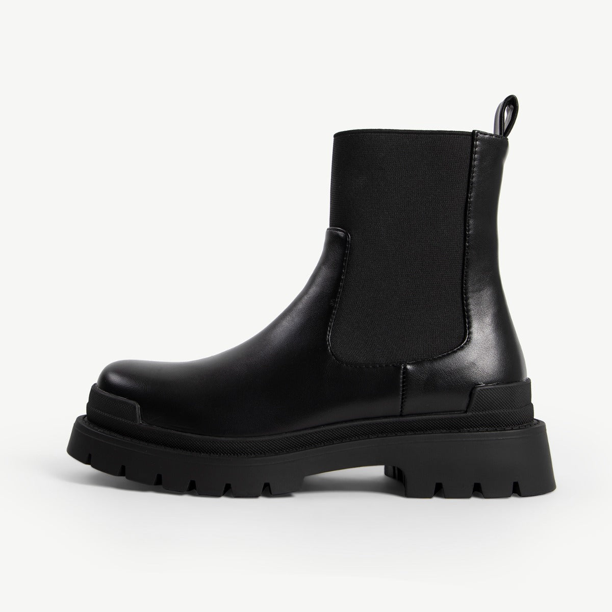 RAID Lyra Chunky Ankle Boot in Black