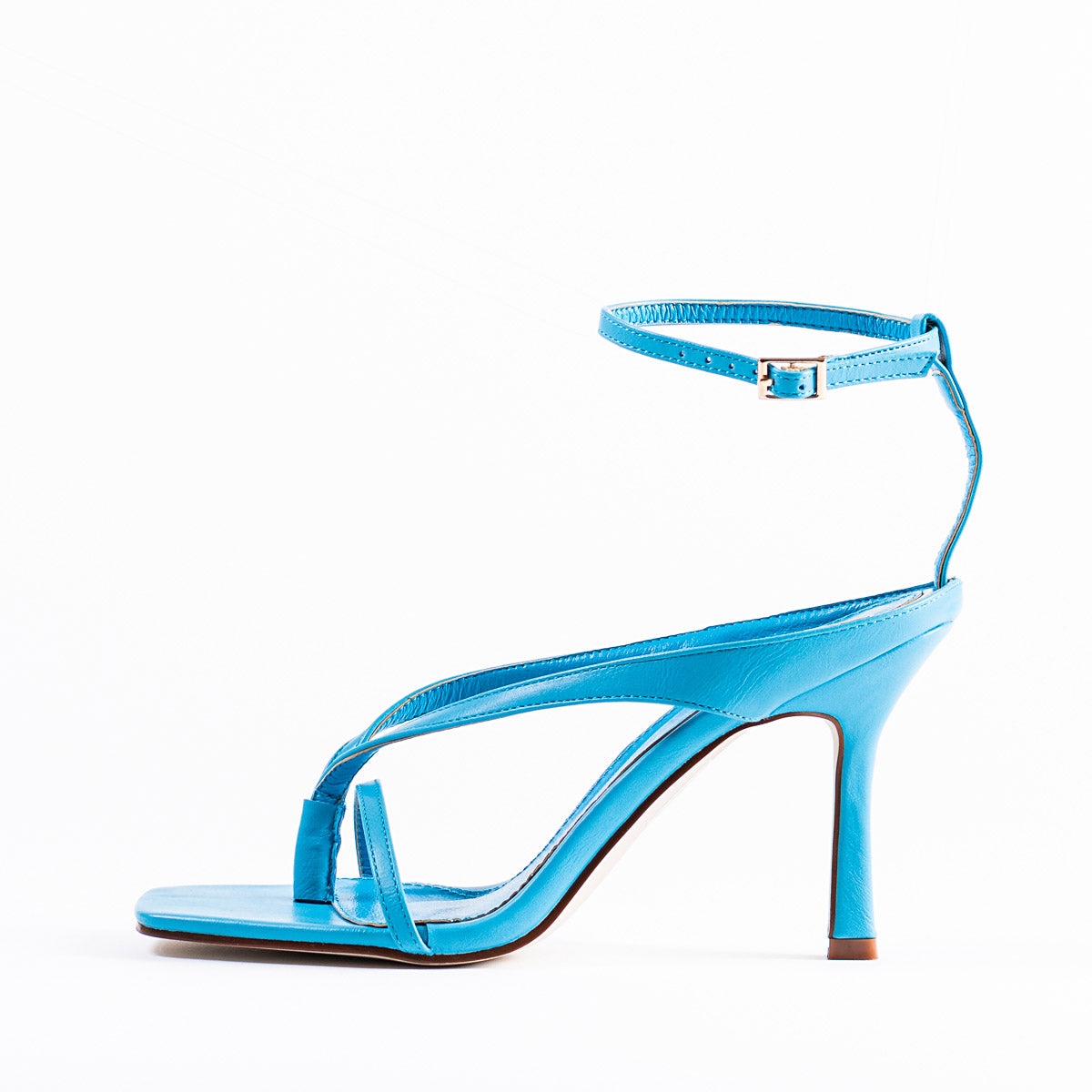 RAID Meeka Square Toe Post Sandal in Blue