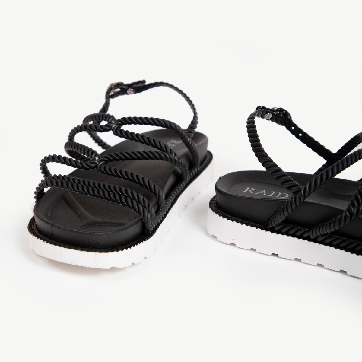 RAID Miriam strappy sandal in Black
