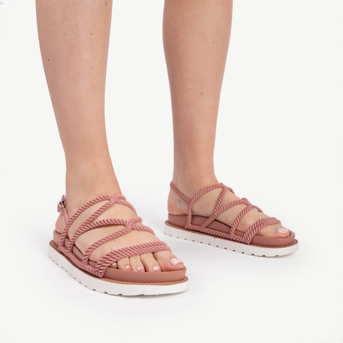 RAID Miriam strappy sandal in Blush