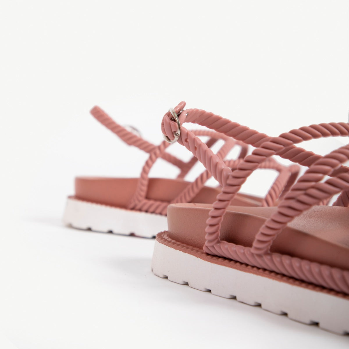 RAID Miriam strappy sandal in Blush
