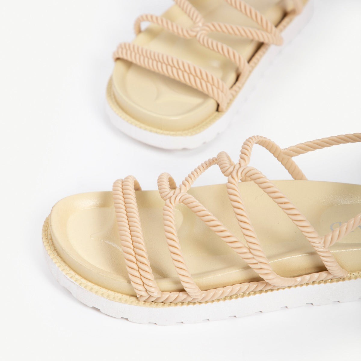RAID Miriam strappy sandal in Nude