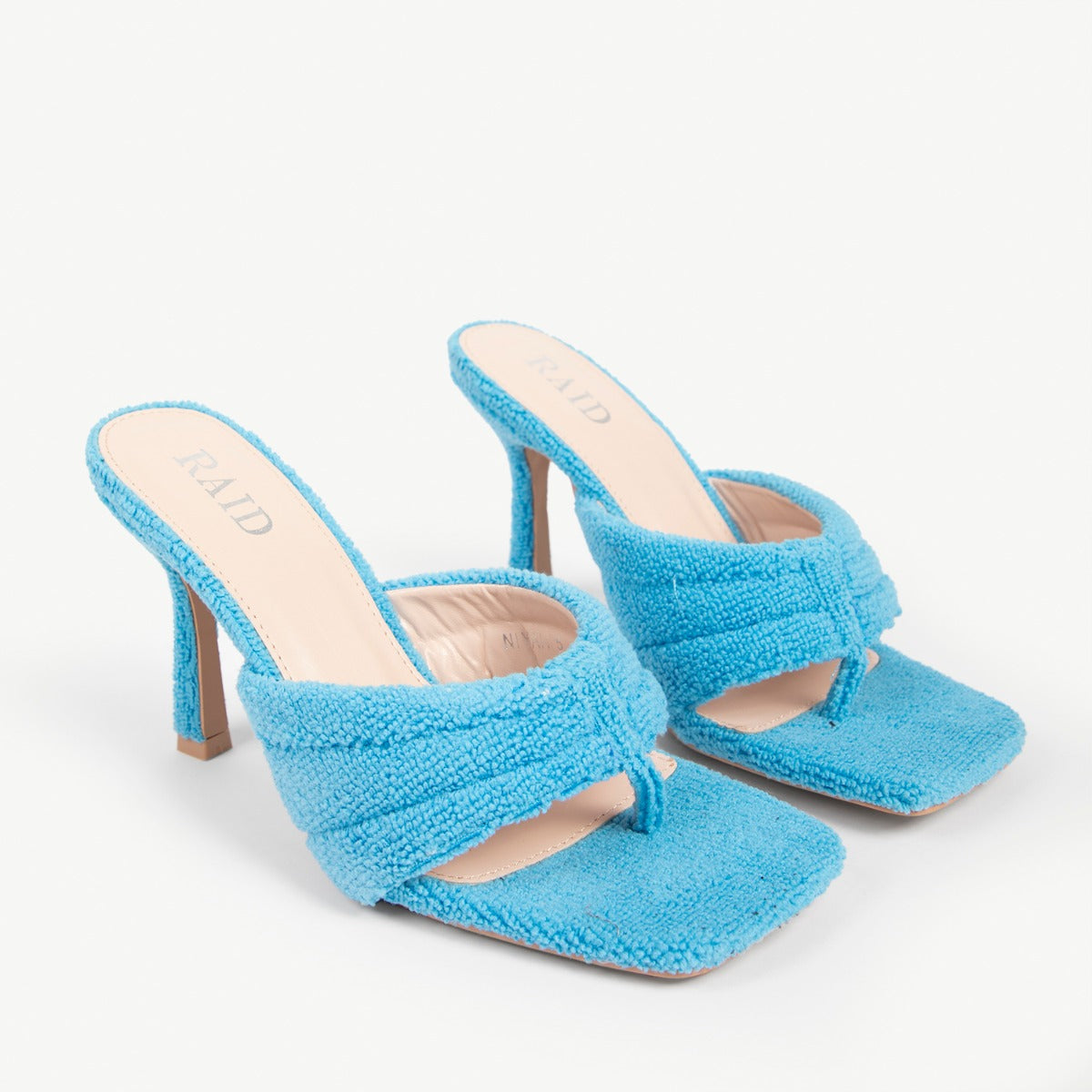 RAID Niyah Heeled Mule in Blue