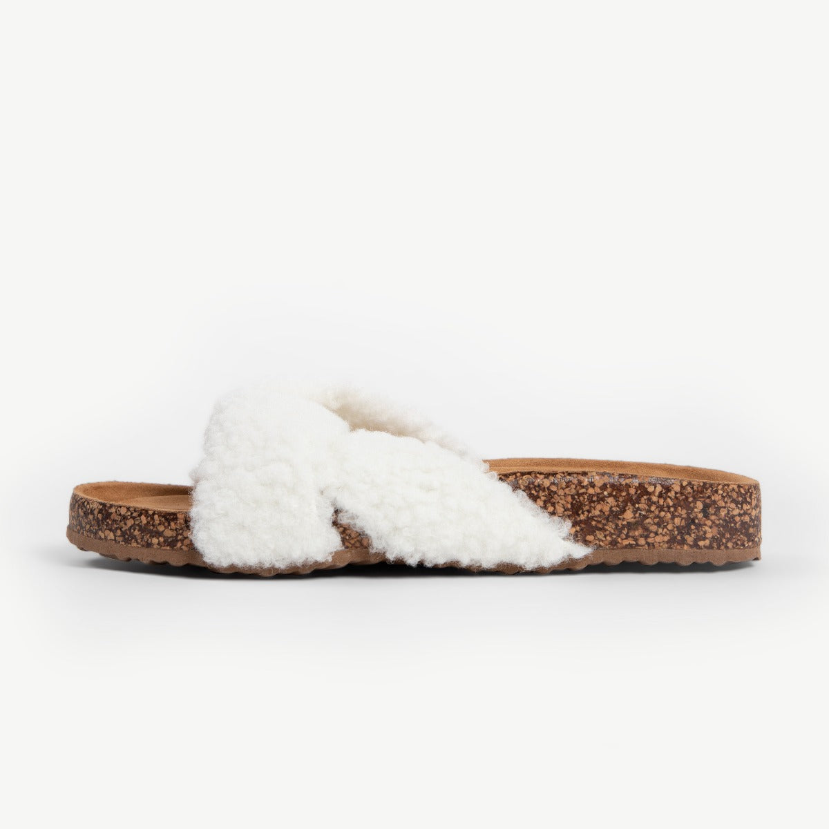 RAID Noa Flat Sandal in White