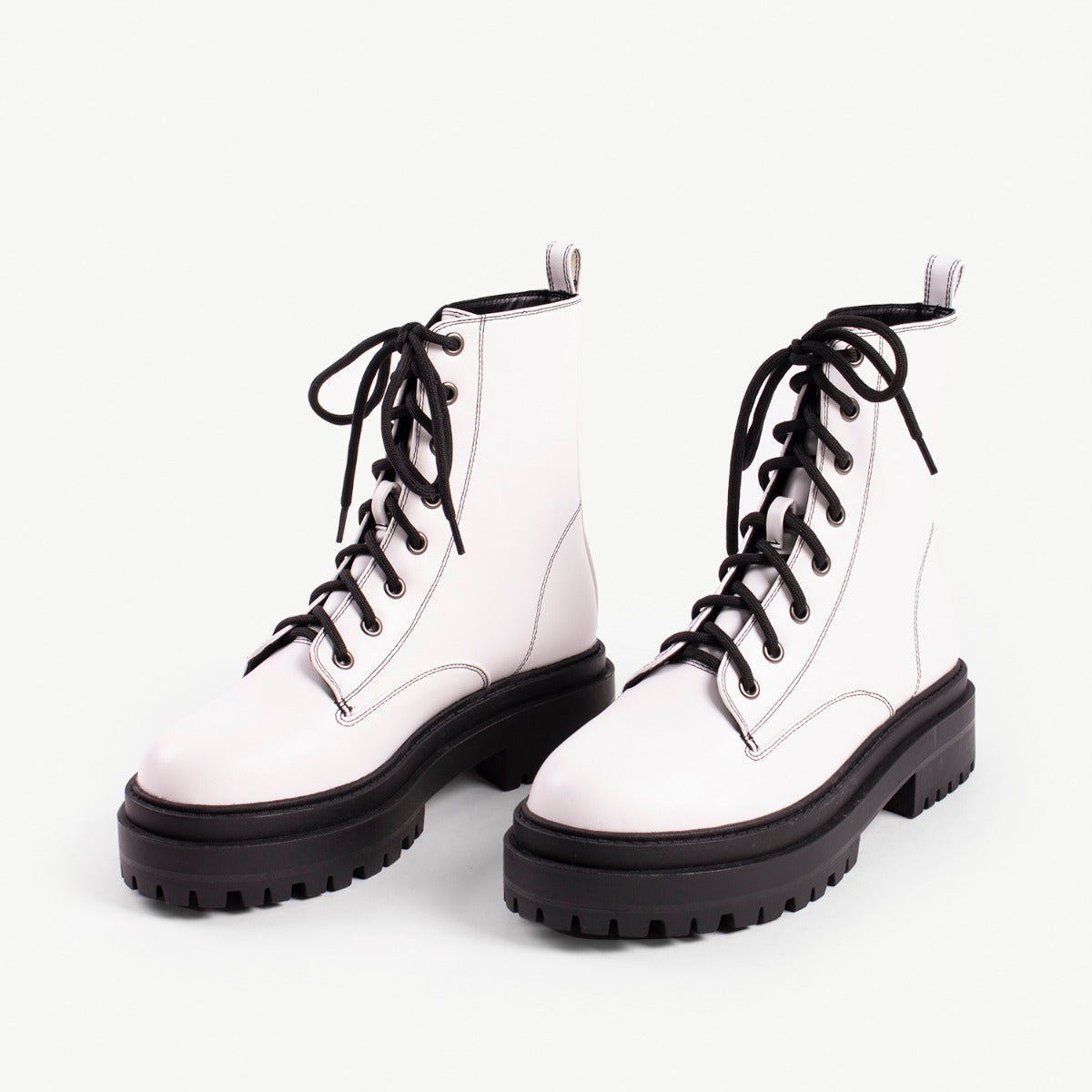 RAID Obey Chunky Hiker Boot in White