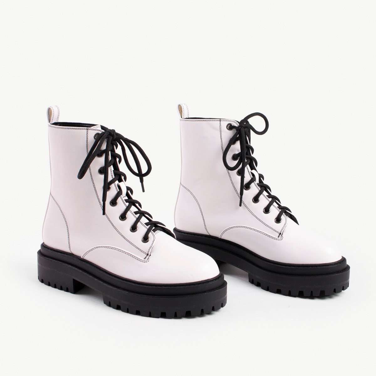 RAID Obey Chunky Hiker Boot in White