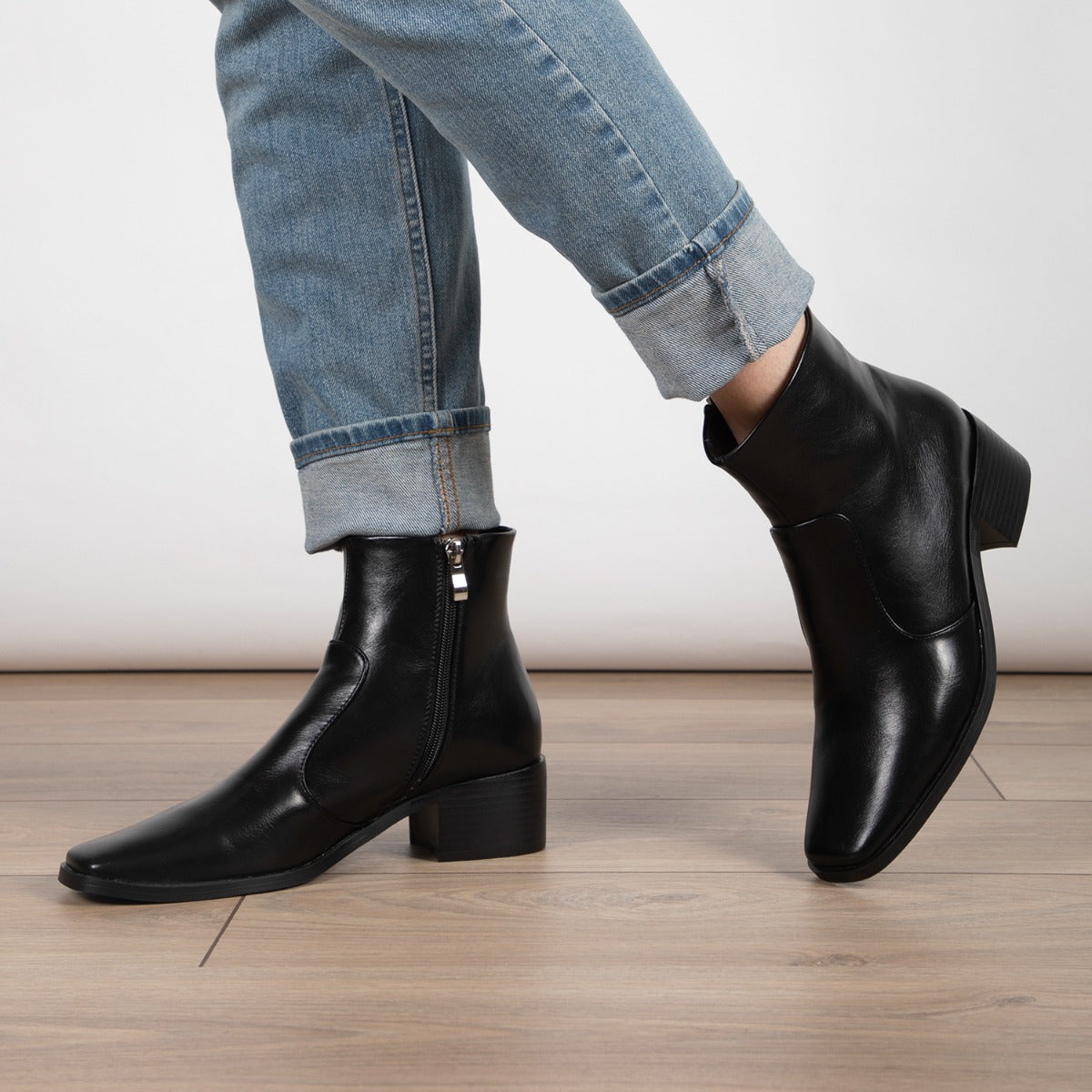 RAID Rochella Ankle Boot in Black