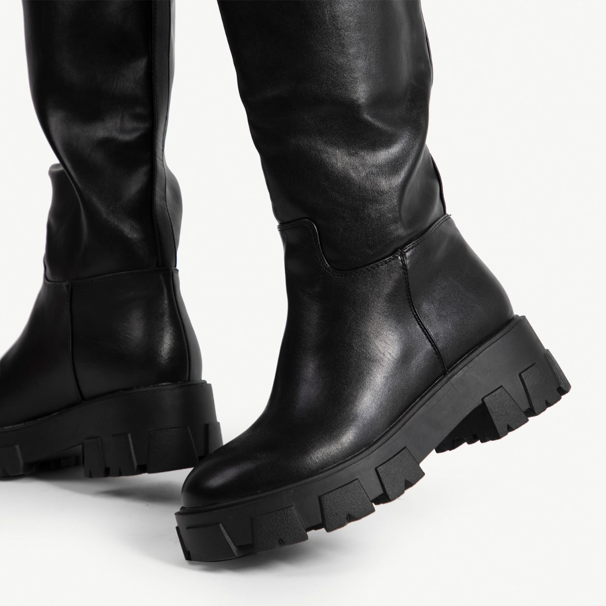 RAID Ryder Chunky Long Boot in Black