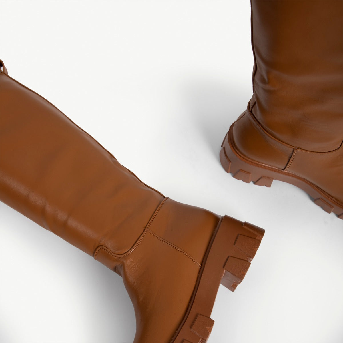 RAID Ryder Chunky Long Boot in Tan