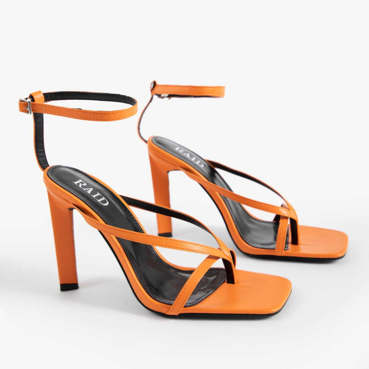 RAID Sabelle Strappy Heel in Orange