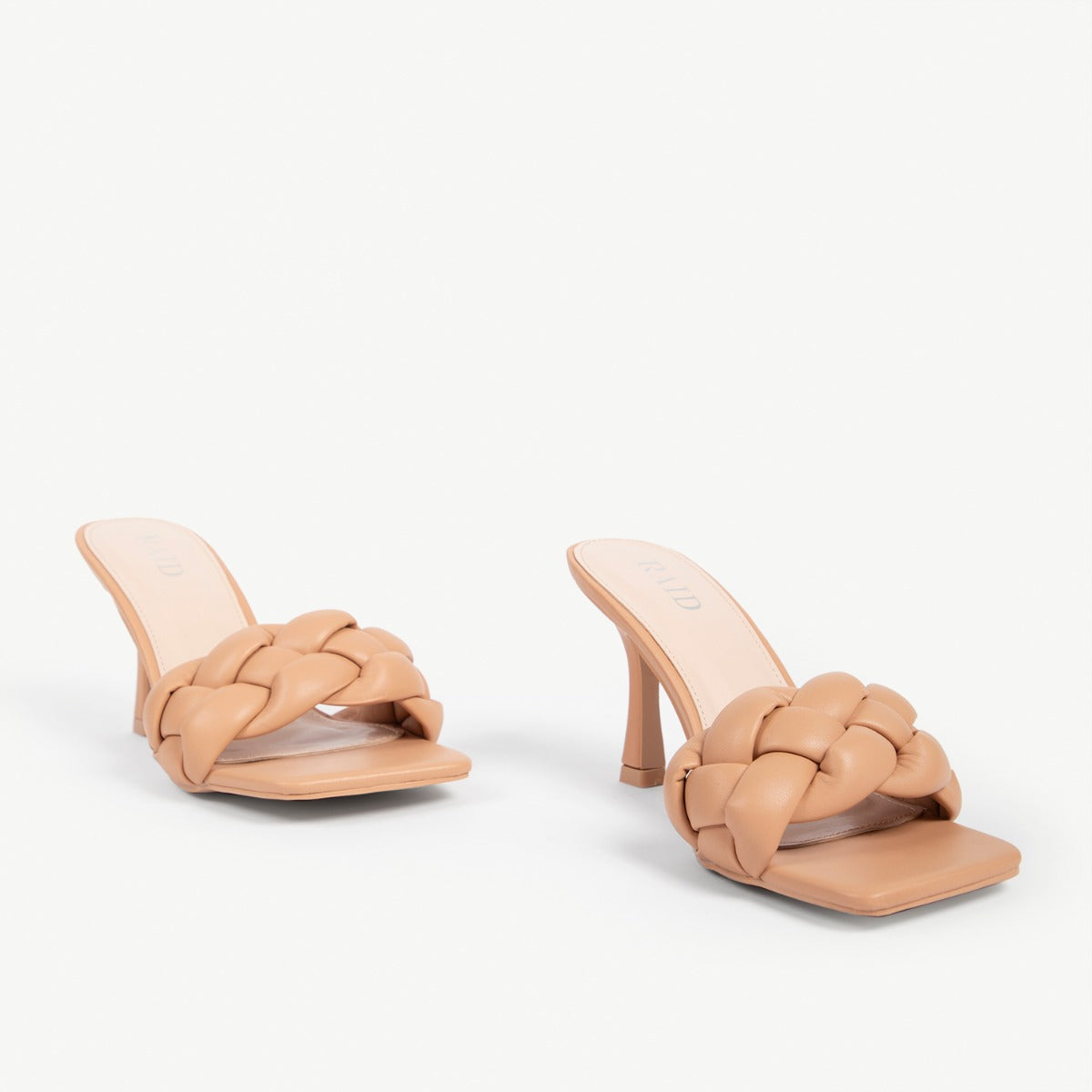 RAID Sandra Padded Mule in Beige