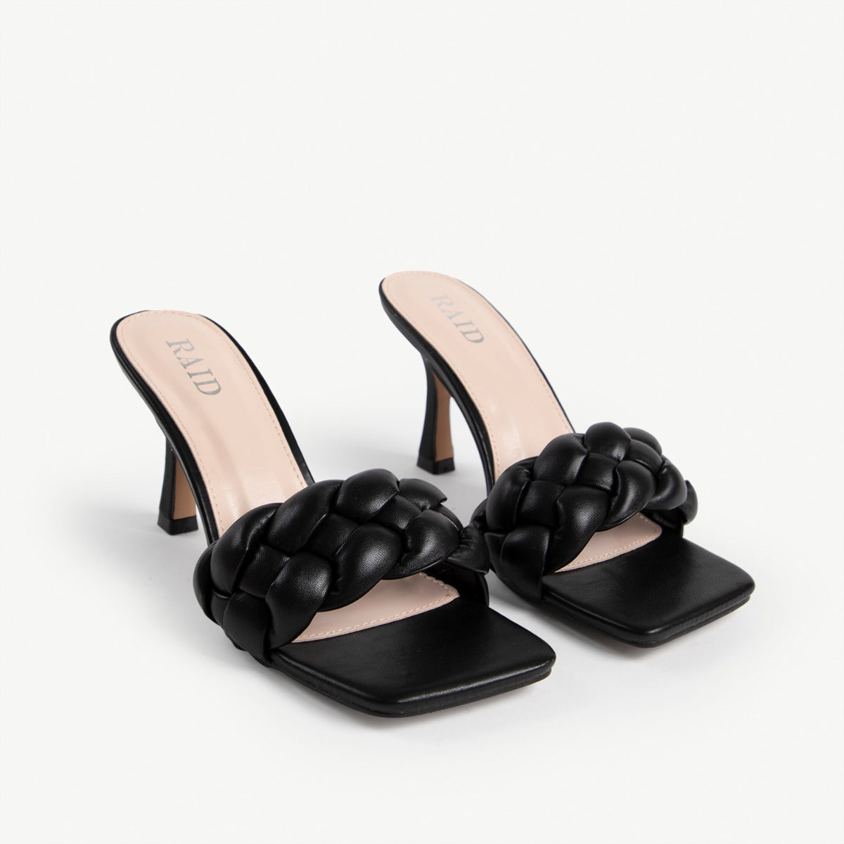 RAID Sandra Padded Mule in Black