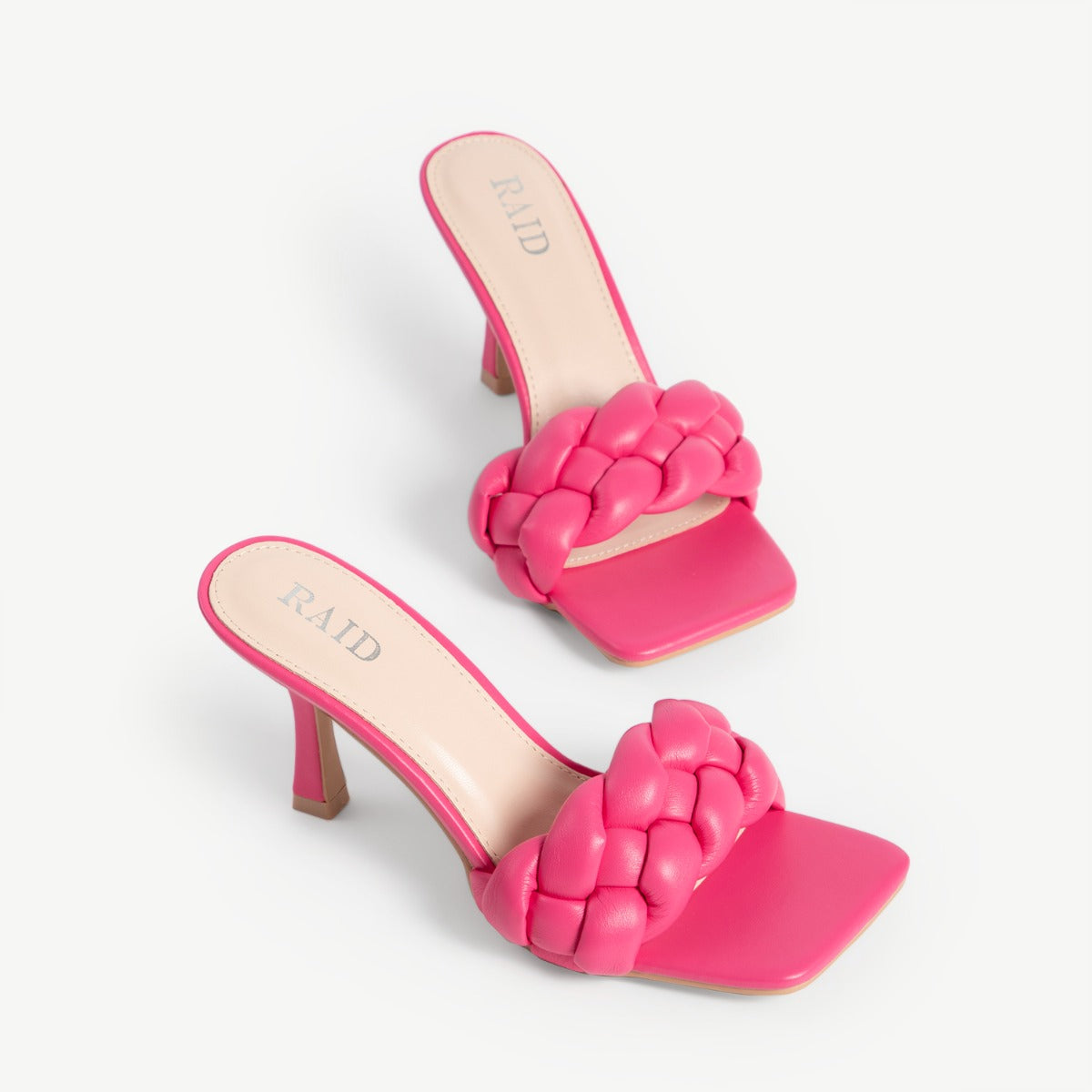 RAID Sandra Padded Mule in Fuchsia