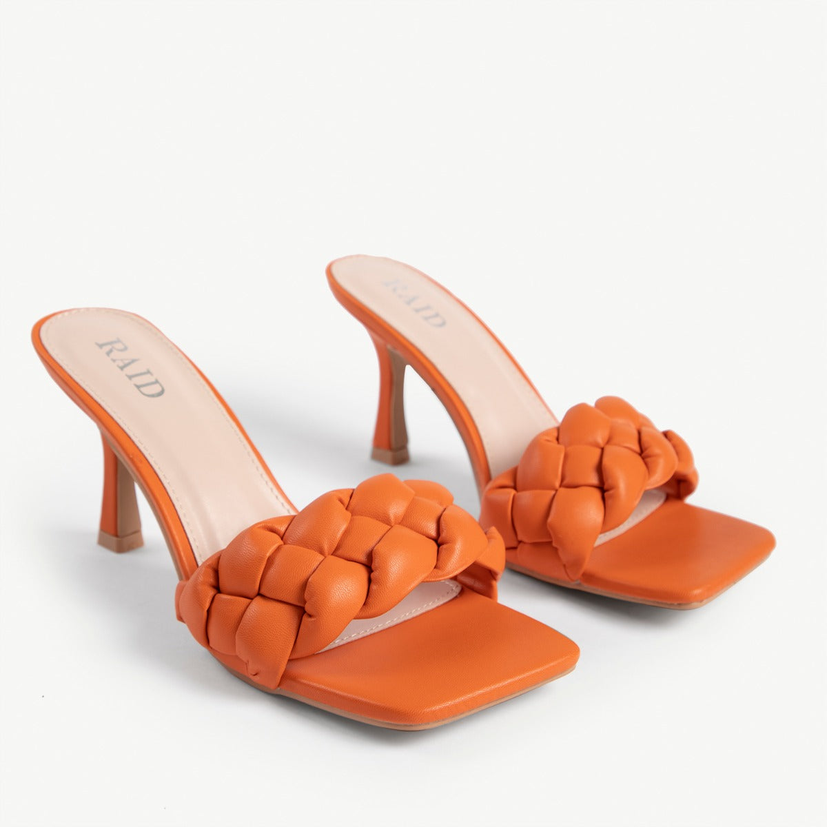 RAID Sandra Padded Mule in Orange