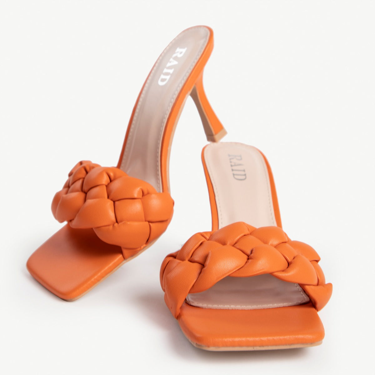 RAID Sandra Padded Mule in Orange