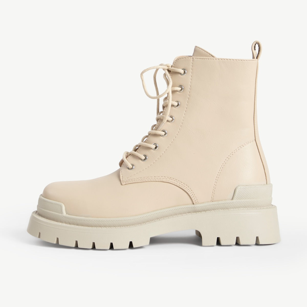 RAID Stifle Chunky Ankle Boot in Ecru