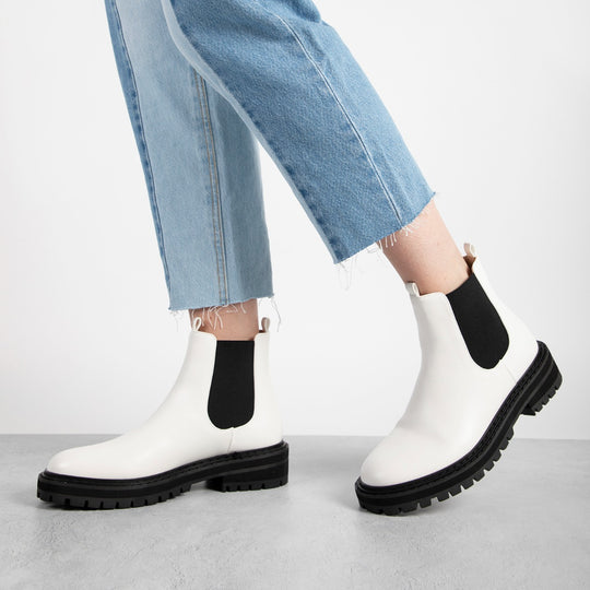 RAID Strategy Ankle Boot in White