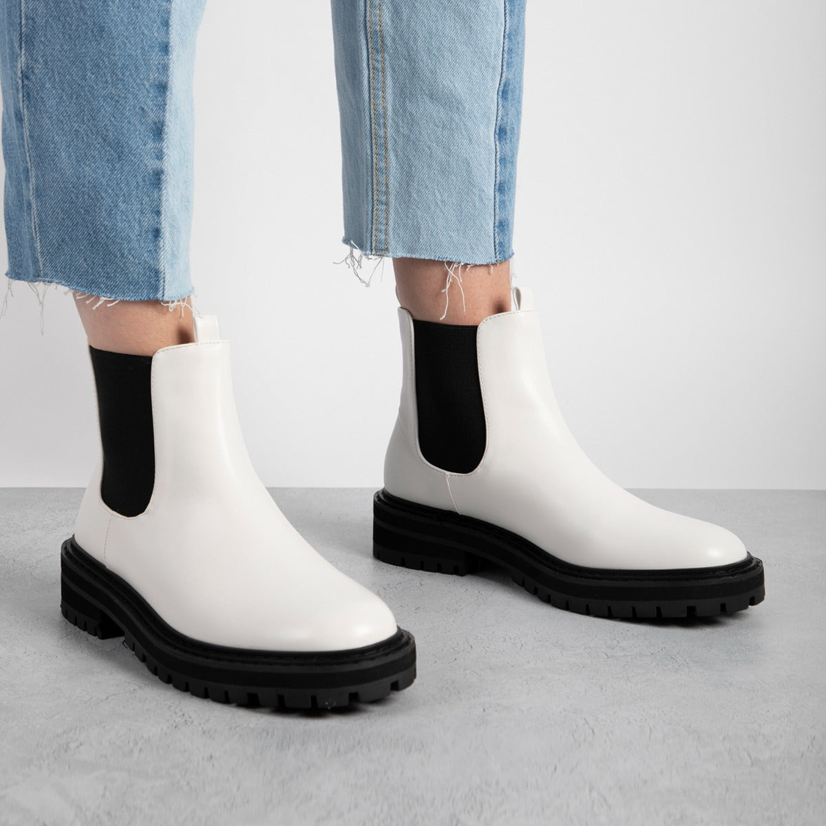 RAID Strategy Ankle Boot in White