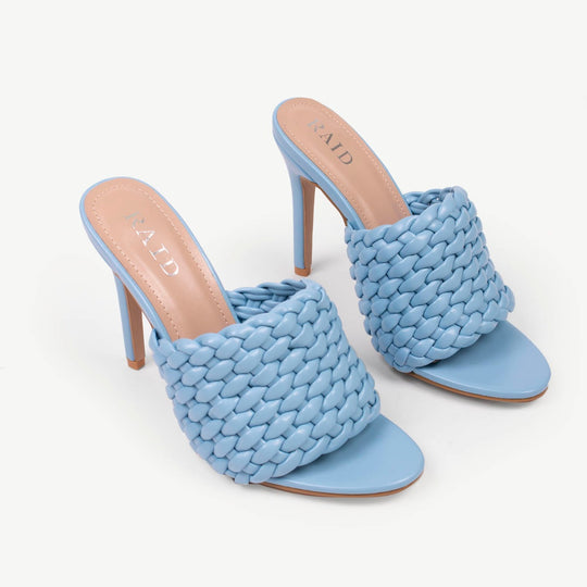RAID Tanya Heeled Mule in Blue