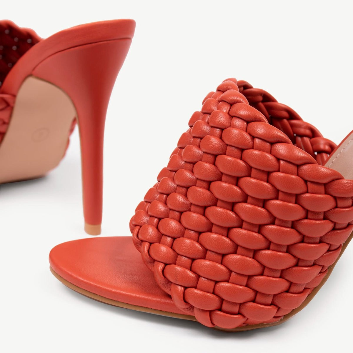 RAID Tanya Heeled Mule in Orange