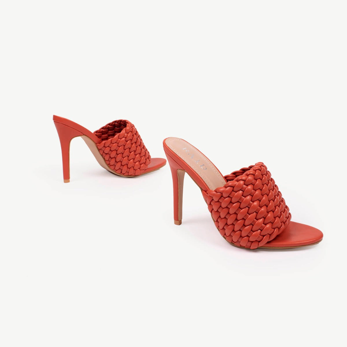 RAID Tanya Heeled Mule in Orange