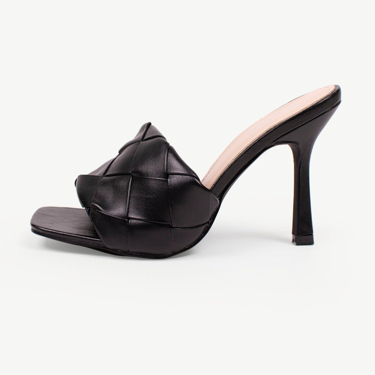RAID Tiara Heeled Mule in Black