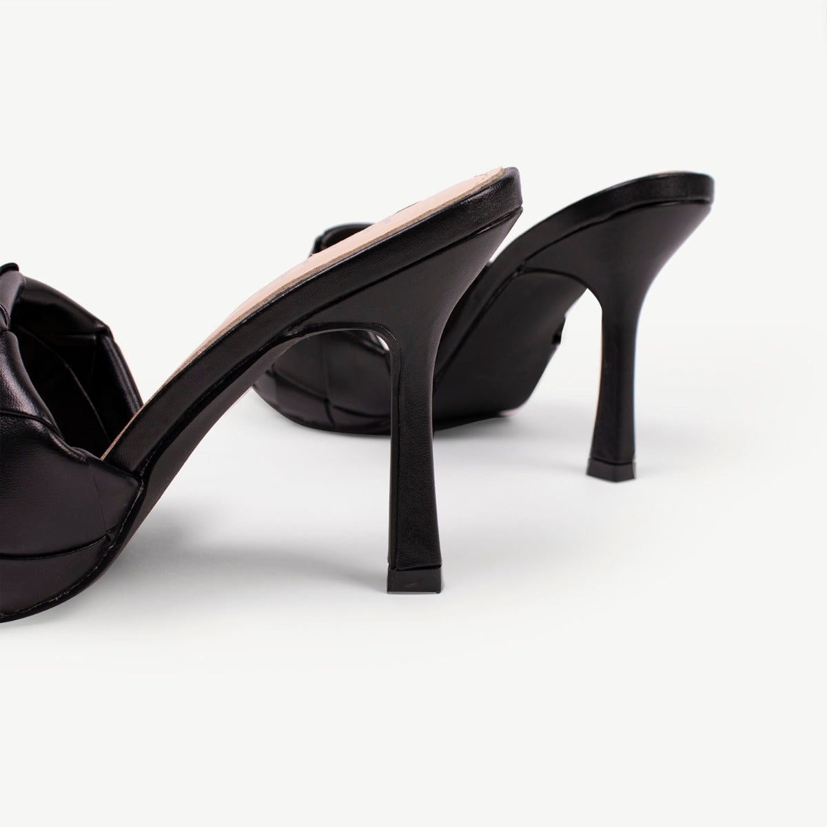 RAID Tiara Heeled Mule in Black