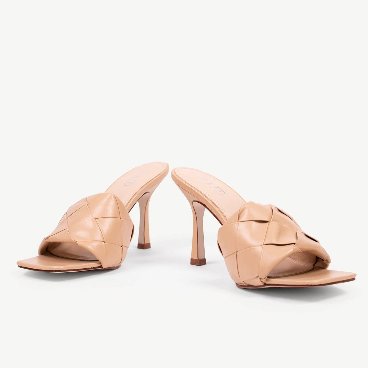 RAID Tiara Heeled Mule in Nude