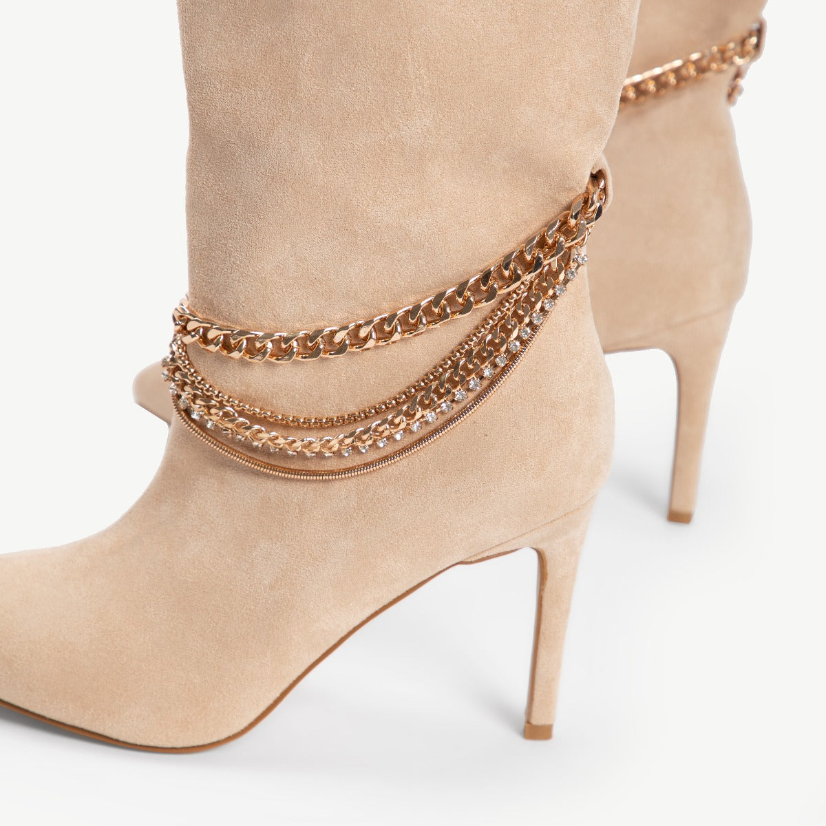 RAID Trixabel Chained Boot in Nude